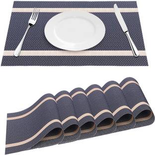 YELONA Rectangular Pack of 6 Table Placemat
