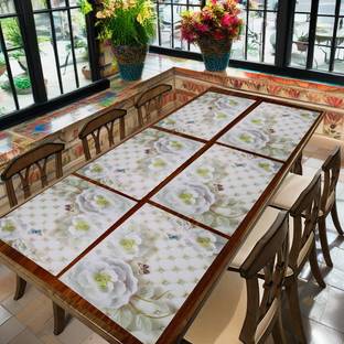 REVEXO Rectangular Pack of 6 Table Placemat