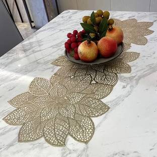 Kanushi Industries Gold 83.82 cm Table Runner