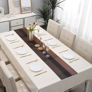 HOKiPO Brown 180 cm Reversible Table Runner