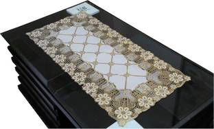 KUBER INDUSTRIES Gold 40 cm Table Runner