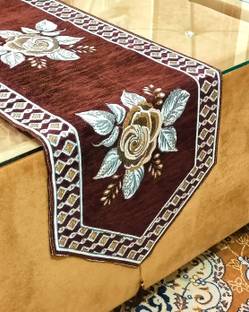 Clothloom Brown 182 cm Table Runner