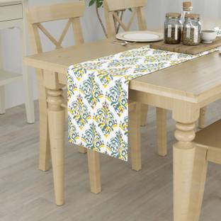 HOMEMONDE Light Blue, Yellow 183 cm Table Runner
