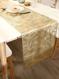 Flipkart SmartBuy Gold 180 cm Table Runner