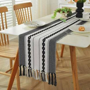 RUGEDGE Black 184 cm Table Runner
