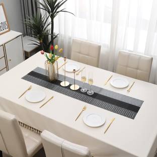 HOKiPO Grey 135 cm Reversible Table Runner