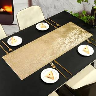 Dakshya Industries Gold 92 cm Table Runner