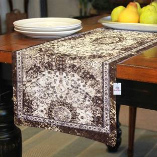 Heart Home Brown 91 cm Reversible Table Runner