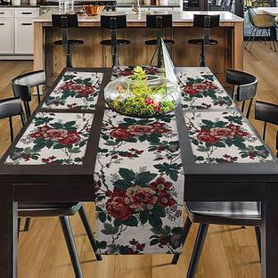 PRAKARTIK White 180 cm Table Runner