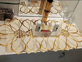 EMPORIUM WORLD Gold, Multicolor 80 cm Table Runner