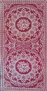 DELHI PVC CORP Maroon 80 cm Table Runner