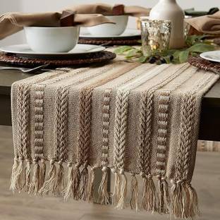 YDHEK CREATIONS Brown 72 cm Table Runner
