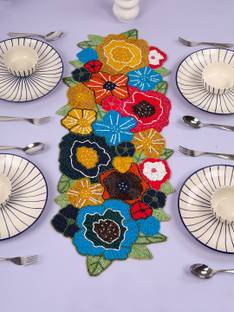 Aaditya Exports Multicolor 91.44 cm Table Runner