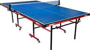 Bronx Duro Full Size 18 mm Both Side Laminated top with 50 mm Wheel Rollaway Indoor Table Tennis Table