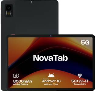 Ai+ NovaTab 8 GB RAM 128 GB ROM 11.97 inch with Wi-Fi+5G Gaming T760, Octa Core Tablet (Dark Blue)