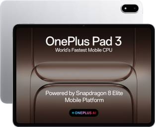 OnePlus Pad 3 12 GB RAM 256 GB ROM 13.2 inch with Wi-Fi Only Tablet (Frosted Silver)