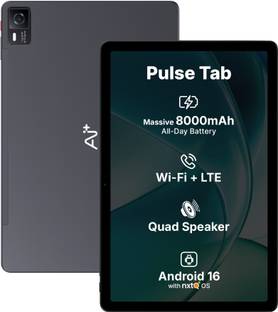 Ai+ PulseTab 8 GB RAM 128 GB ROM 10.95 inch with Wi-Fi+4G Gaming MediaTek Helio G88 Octa Core Tablet (...