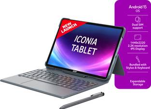 Acer ICONIA Tab iM11-12M 8 GB RAM 128 GB ROM 11.45 inch with Wi-Fi+4G Gaming Tablet (Blue)