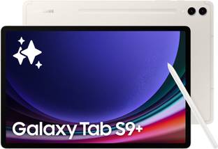 SAMSUNG Galaxy Tab S9+ 12 GB RAM 256 GB ROM 12.4 Inch with Wi-Fi Only Tablet (Beige)