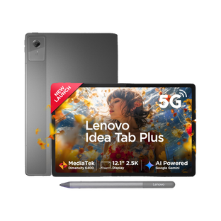 Lenovo Idea Tab Plus with Pen 8 GB RAM 256 GB ROM 12.1 inch with Wi-Fi+5G MediaTek 6400 Tablet (Luna G...