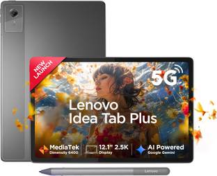 Lenovo Idea Tab Plus with Pen 12 GB RAM 256 GB ROM 12.1 inch with Wi-Fi+5G Tablet (Luna Grey)