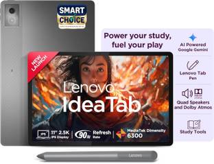 Lenovo Idea Tab Smartchoice ZAFM0706IN 5G +Pen 8 GB RAM 256 GB ROM 11 inch with Wi-Fi+5G Tablet (Grey)