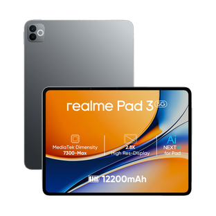 realme Pad 3 with biggest battery in segment 8 GB RAM 256 GB ROM 11.6 inch with Wi-Fi+5G MediaTek Dime...