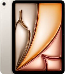 Apple 2025 iPad Air (M3) 128 GB ROM 11.0 inch with Wi-Fi Only (Starlight)