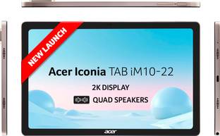 Acer Iconia Tab 8 GB RAM 256 GB ROM 10.36 inch with Wi-Fi+4G Tablet (Gold)