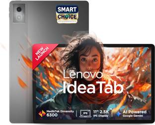 Lenovo Idea Tab_wifi Only 256 GB RAM 8 GB ROM 11 inch with Wi-Fi Only MediaTek Dimensity 6300 Tablet (...