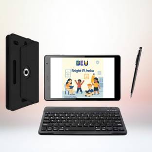 BrightEureka BEU 4 GB RAM 64 GB ROM 8 inch with Wi-Fi+4G mediatek Tablet (Black)