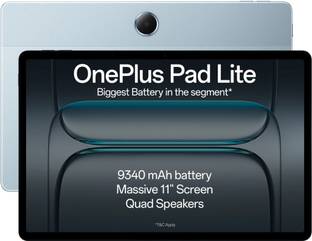 OnePlus Pad Lite 6 GB RAM 128 GB ROM 11 inch with Wi-Fi Only MTK G100 Tablet (Blue)