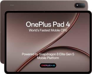 OnePlus Pad 4 12 GB RAM 512 GB ROM 13.2 inch with Wi-Fi Only Snapdragon 8 Elite Gen 5 Tablet (Dune Glo...