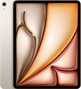 Apple 2025 iPad Air (M3) 128 GB ROM 13.0 inch with Wi-Fi Only (Starlight)