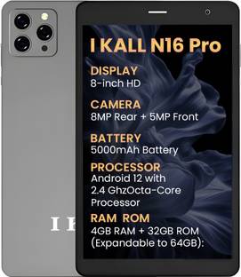 I Kall N16 PRO Tablet - 5000mAh Battery, Powerful Octa-Core Processor & 8MP Rear Camera 4 GB RAM 32 GB...