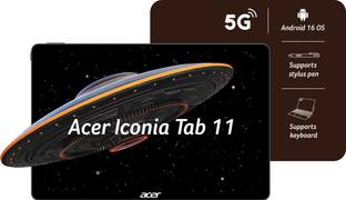 Acer Iconia Tab iM11 8 GB RAM 128 GB ROM 10.95 inch with Wi-Fi+5G Gaming MediaTek 8755 CPU – Octa core...