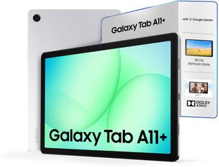 Samsung Galaxy Tab A11+ 6 GB RAM 128 GB ROM 11 inch with Wi-Fi+5G Gaming MediaTek MT8755 Tablet (Silve...