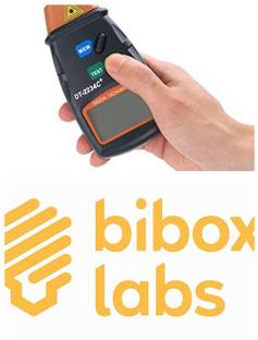 Bibox Digital Photo Tachometer DT-2234C+ Powerful Performance 2.5RPM to 99999 RPM Digital Tachometer