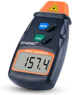 Bibox Digital Photo Tachometer DT-2234C+ | Powerful Performance | 2.5RPM to 99999 RPM Digital Tachometer