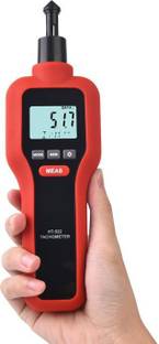 Real Instruments HT-522 Digital Non Contact & Contact Laser Rotating Speed 2 in 1 Tachometer Non Contact Tachometer