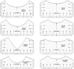 Climberty Alignment Ruler Set PVC Durable Guides Pattern Tailor Chalk