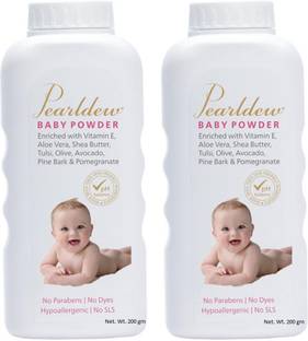 Pearldew Baby Powder 200 gm | With Tulsi, Neem, Aloe vera, Shea Butter
