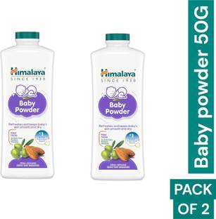 Himalaya Herbals baby powder 50g pack of 2