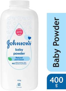 JOHNSON'S Baby Powder Natural 400 gm | Plant Based |For New Born Babies