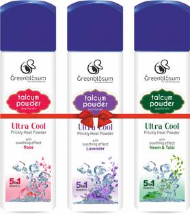 greenblosum Rose Neemtusli Lavender Heat & Cooling Powder