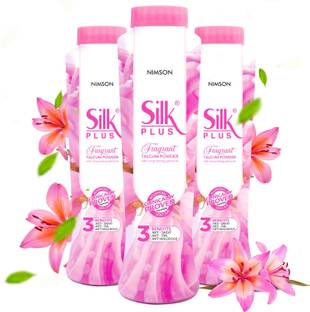 Nimson Silk Plus Fragrant Talcum Powder with Long Lasting Perfume Cool Talc Anti Tan