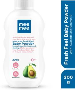 MeeMee fresh feel baby powder,Clinically and Dermatologically tested , paraben free