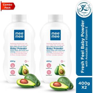 MeeMee fresh feel baby powder, Dermatological tested and Parabin free for newborn