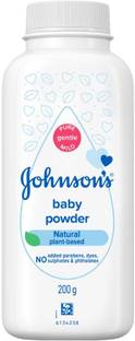 JOHNSON'S Baby Powder natural plant-based 200g