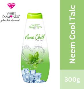 White Diamonds Neem Chill Cool Talc | Ultimate Freshness | Long-Lasting Cooling